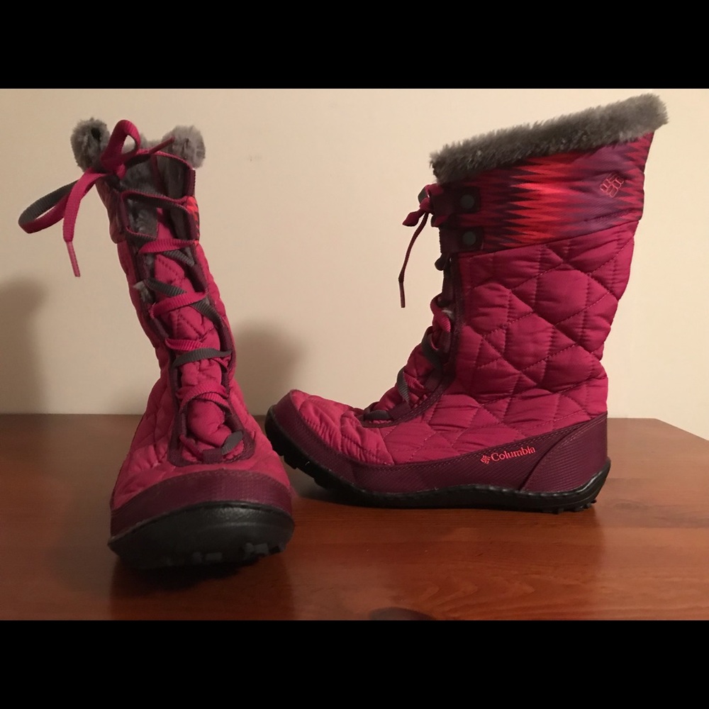 Columbia winter boots size 6 women/big girls